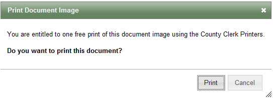 Confirm Print Dialog